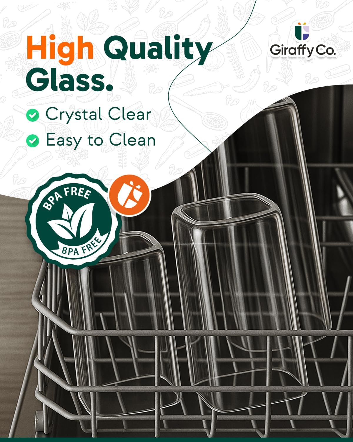 Glass Food Storage Jars with A - Food Storage For Pantry のレビューと価格