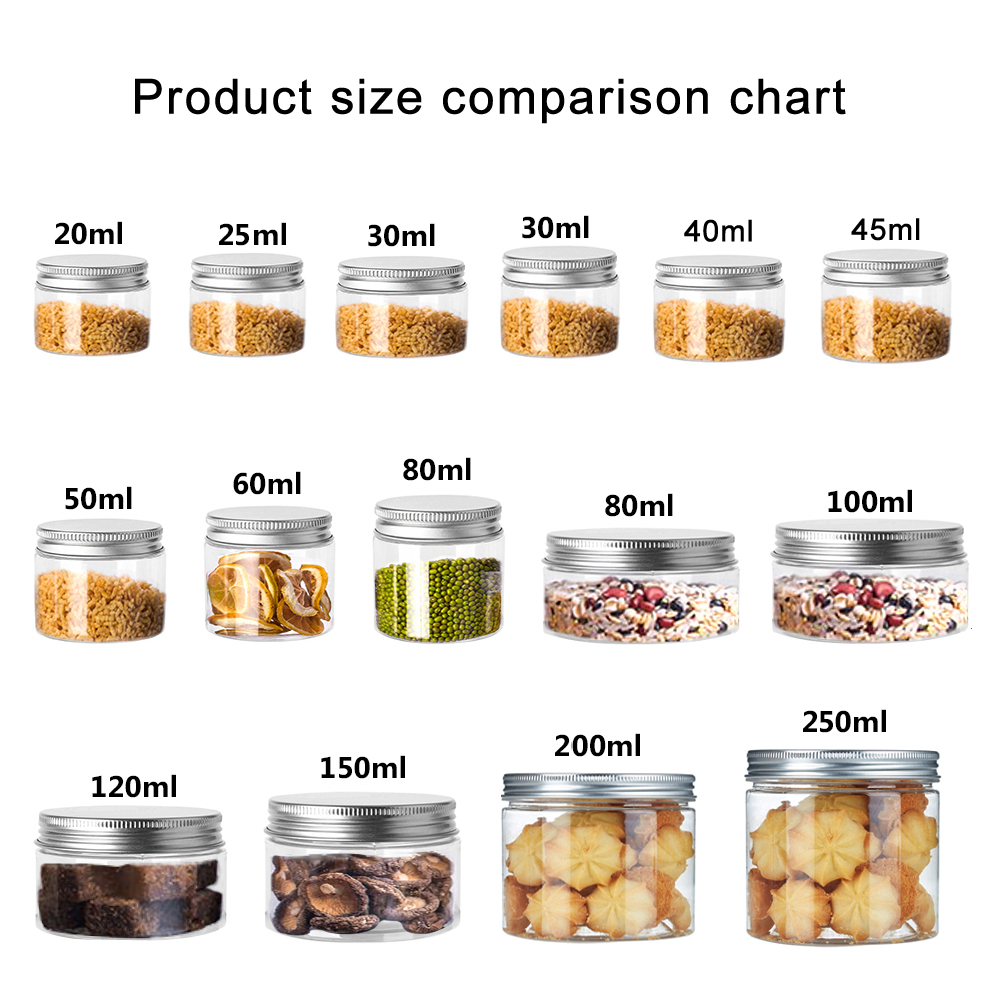 1-10Pcs 20/25/30/40/45-250ml S - Food Storage Aluminum のレビューと価格