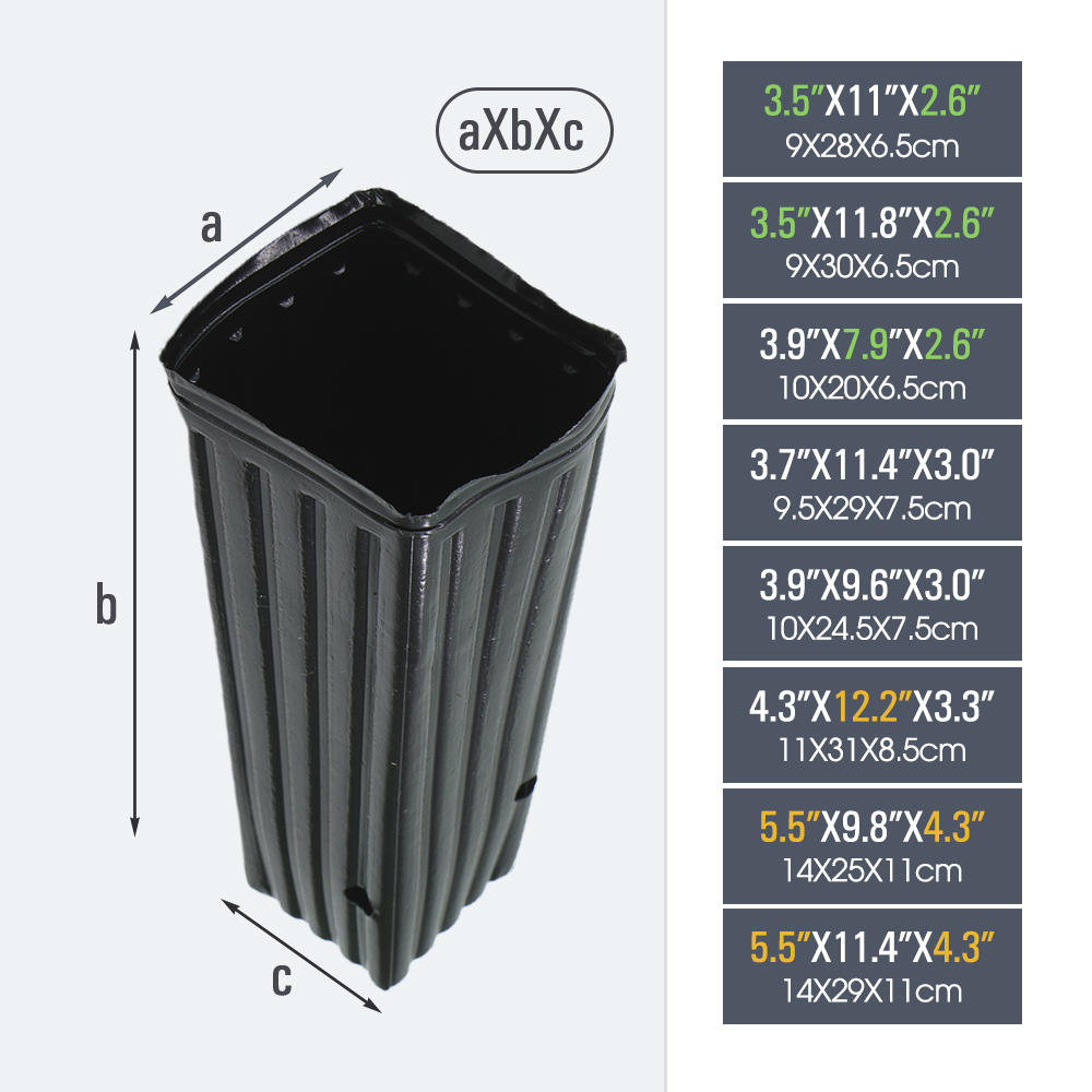 Square Tree Pot with Drainage  - Food Storage Plants のレビューと価格
