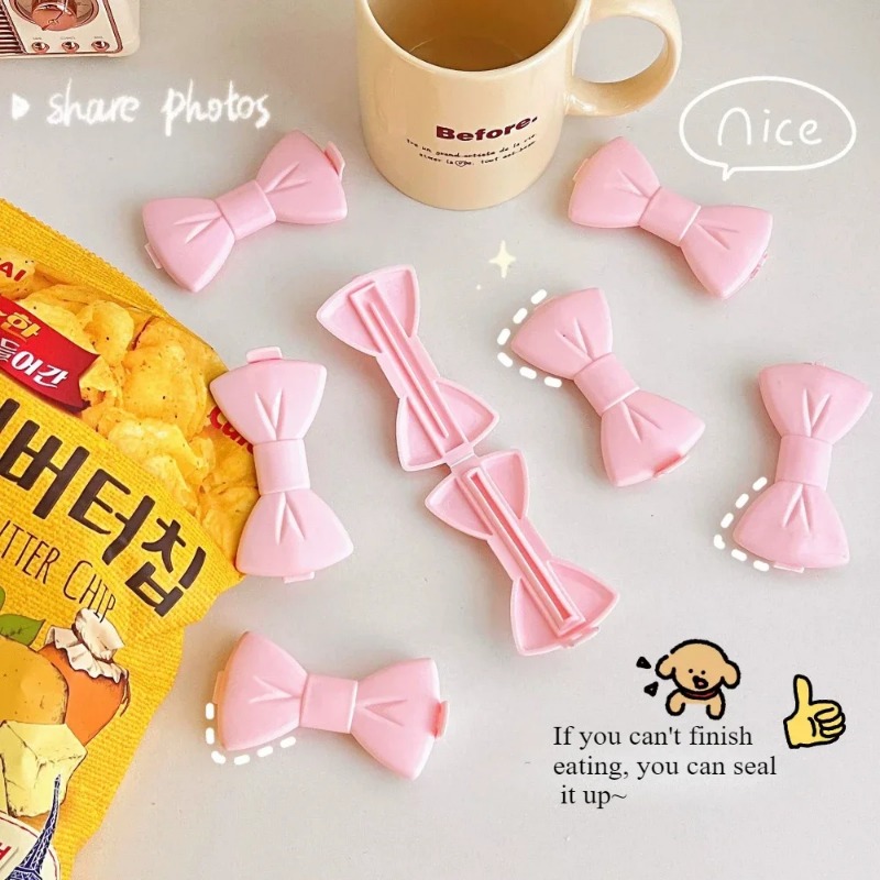5PCS Kawaii Food Sealing Clip  - Food Storage Reusable Bags のレビューと価格