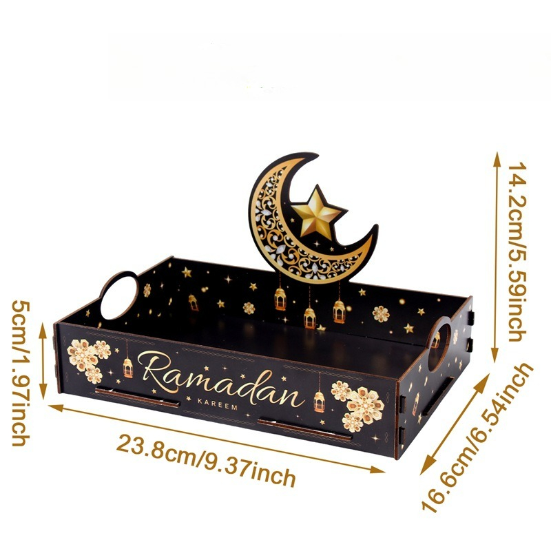1pcs Star Moon Wooden Tray Ram - Food Storage Home のレビューと価格