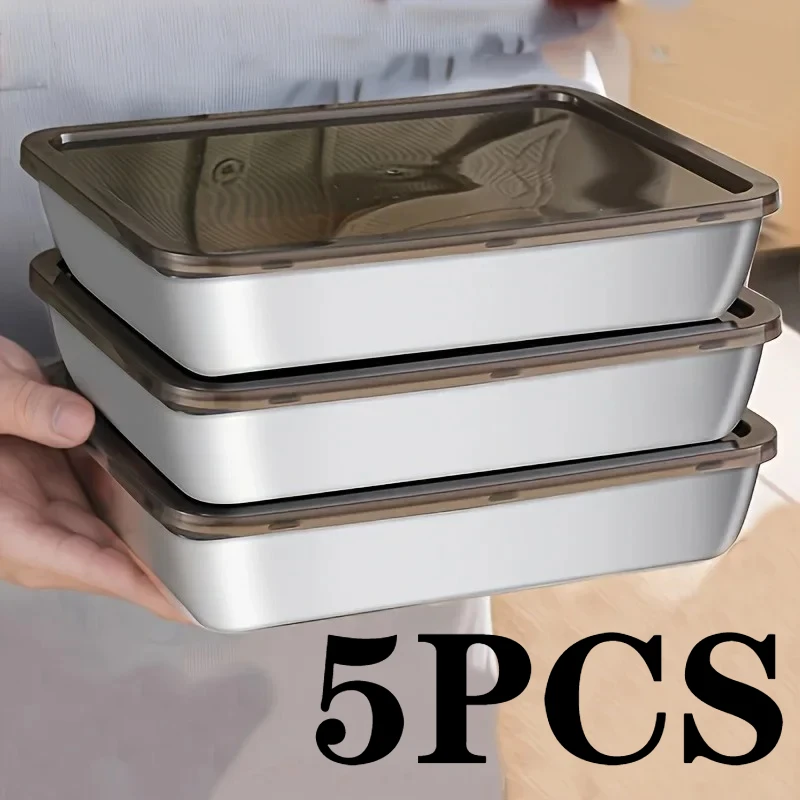 5pc Stainless Steel Food Stora - Food Storage Home のレビューと価格