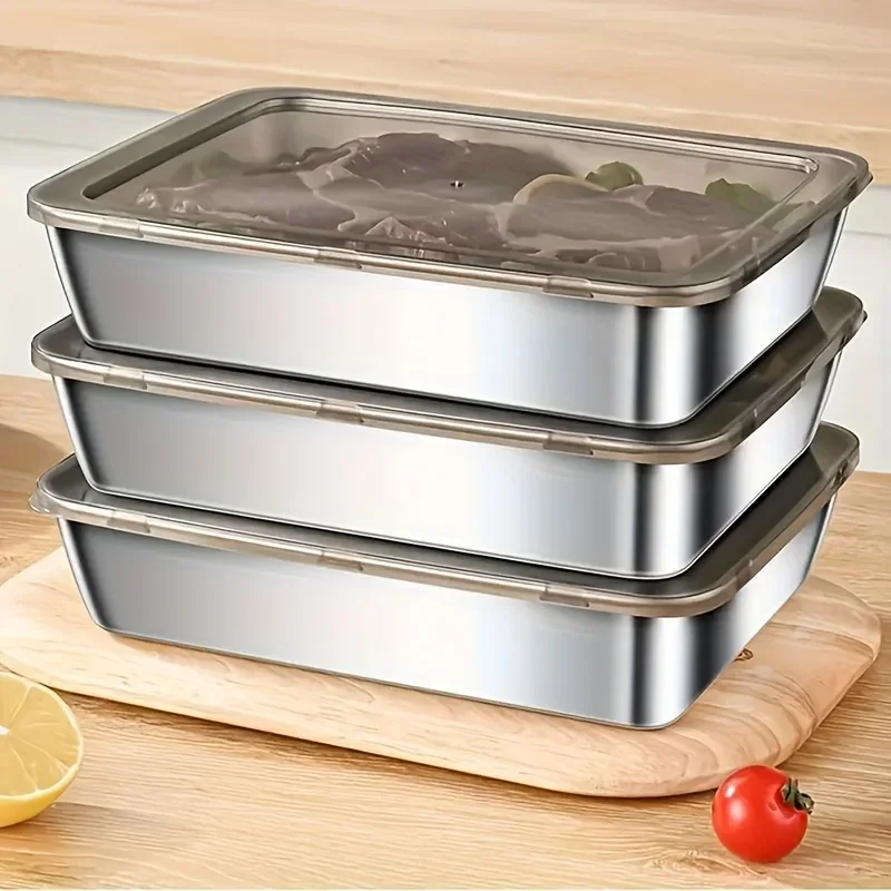 5pc Stainless Steel Food Stora - Food Storage Home のレビューと価格