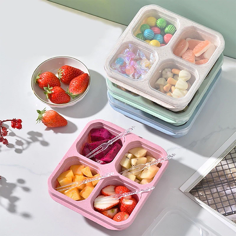 4 Grids Food Storage Box Porta - Food Storage For Room のレビューと価格