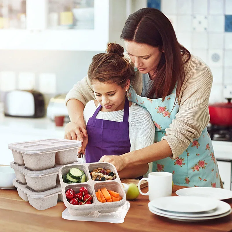 4 Grids Food Storage Box Porta - Food Storage For Room のレビューと価格