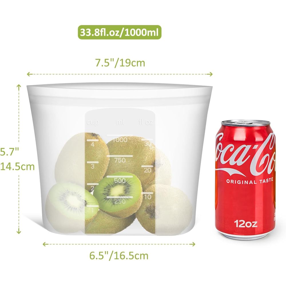 Quart-Sized Reusable Silicone  - Food Storage 4 Quart のレビューと価格