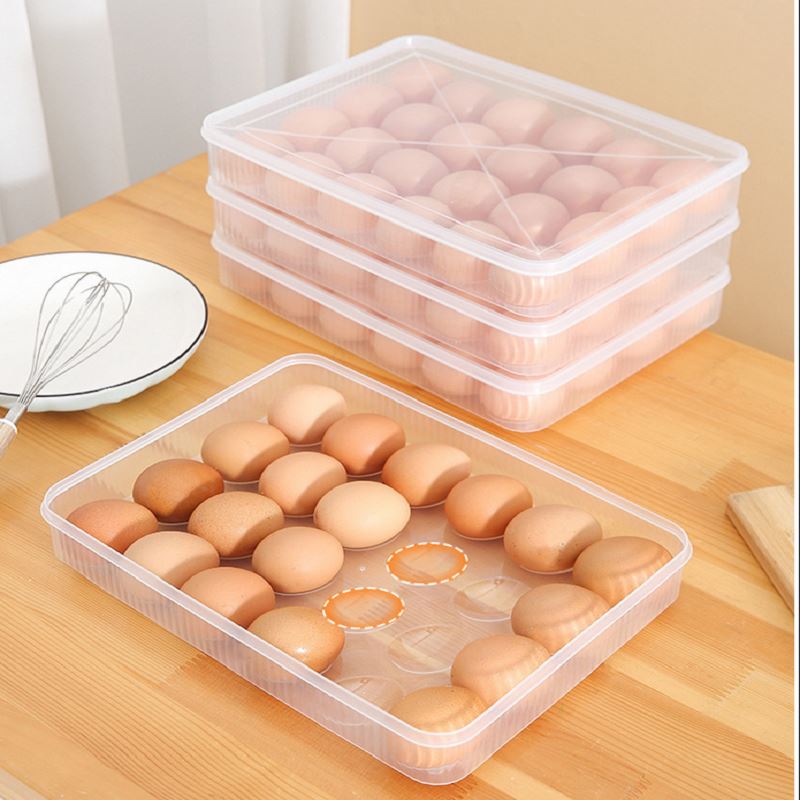 Refrigerator Eggs Storage Box  - Food Storage With Lids のレビューと価格