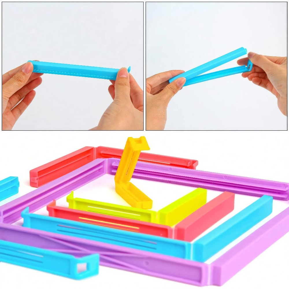 10 Pieces of Mixed Color Plast - Food Storage Reusable Bags のレビューと価格