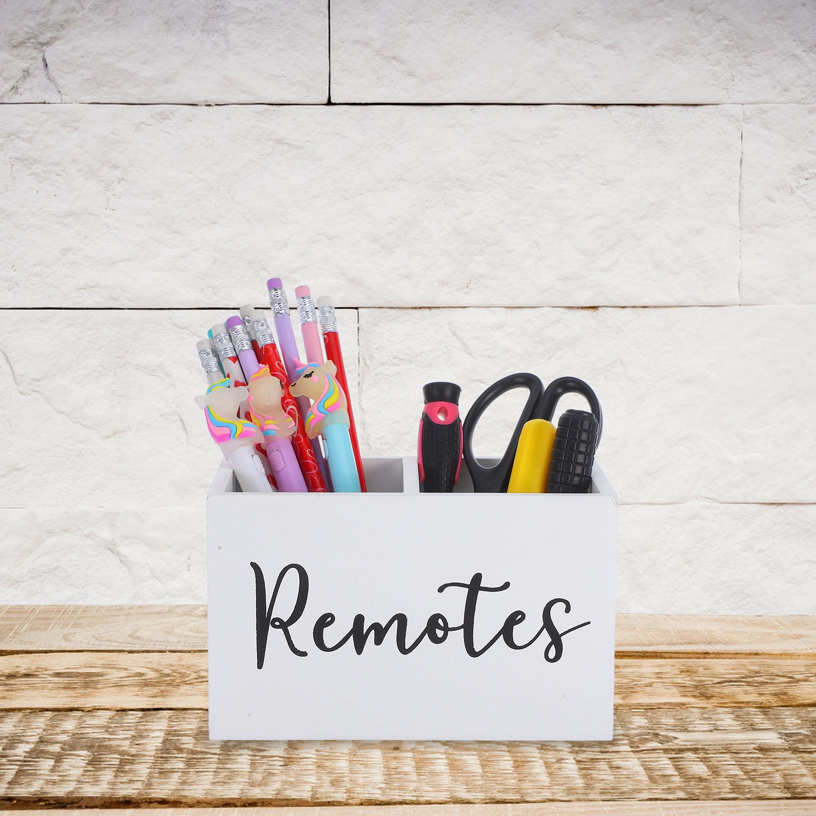 Rustic Wood Remote Control Hol - Food Storage For Room のレビューと価格