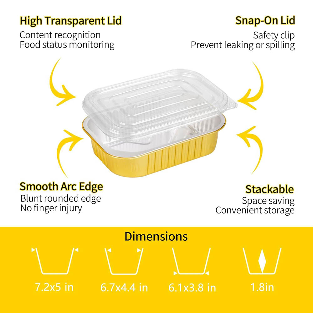 Small Aluminum Pans with Lids  - Food Storage Aluminum のレビューと価格
