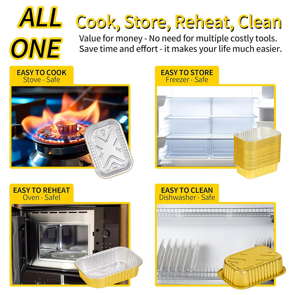 Small Aluminum Pans with Lids  - Food Storage Aluminum のレビューと価格