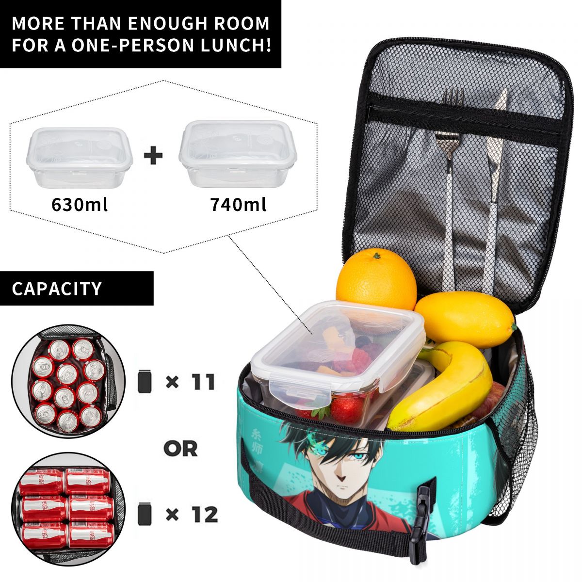 Anime Blue Locks Product Insul - Food Storage Lunch Box のレビューと価格