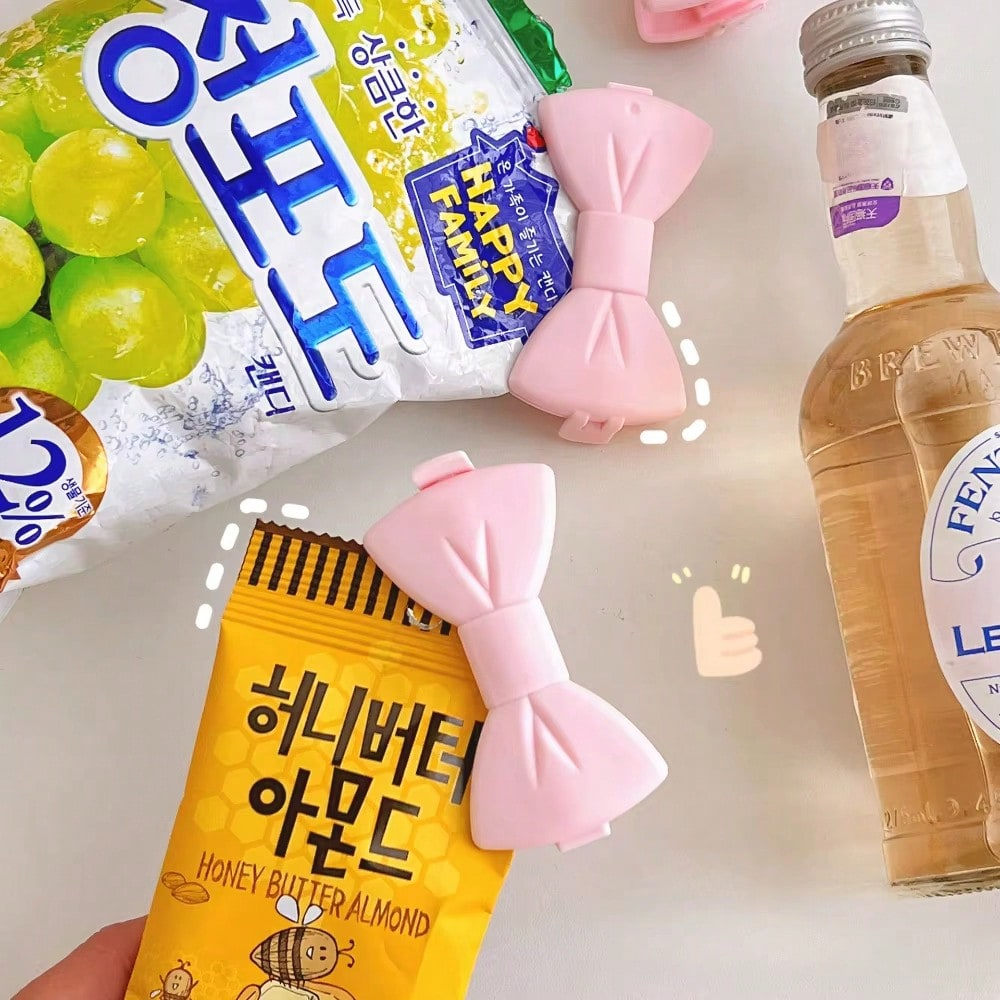 5PCS Kawaii Food Sealing Clip  - Food Storage Reusable Bags のレビューと価格