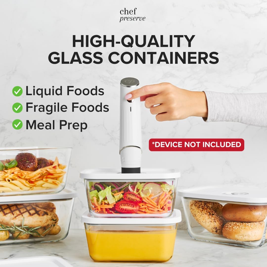 Vacuum Seal Glass Containers S - Storage Food Prep のレビューと価格