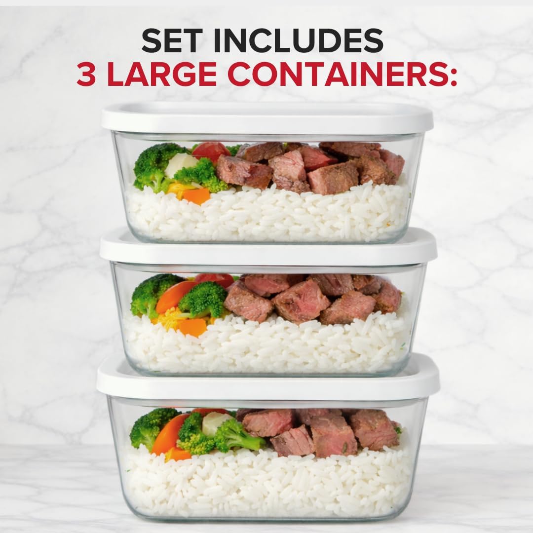 Vacuum Seal Glass Containers S - Storage Food Prep のレビューと価格