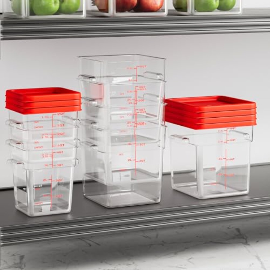 6 Quart Set of 4 Food Storage  - Food Storage 4 Quart のレビューと価格