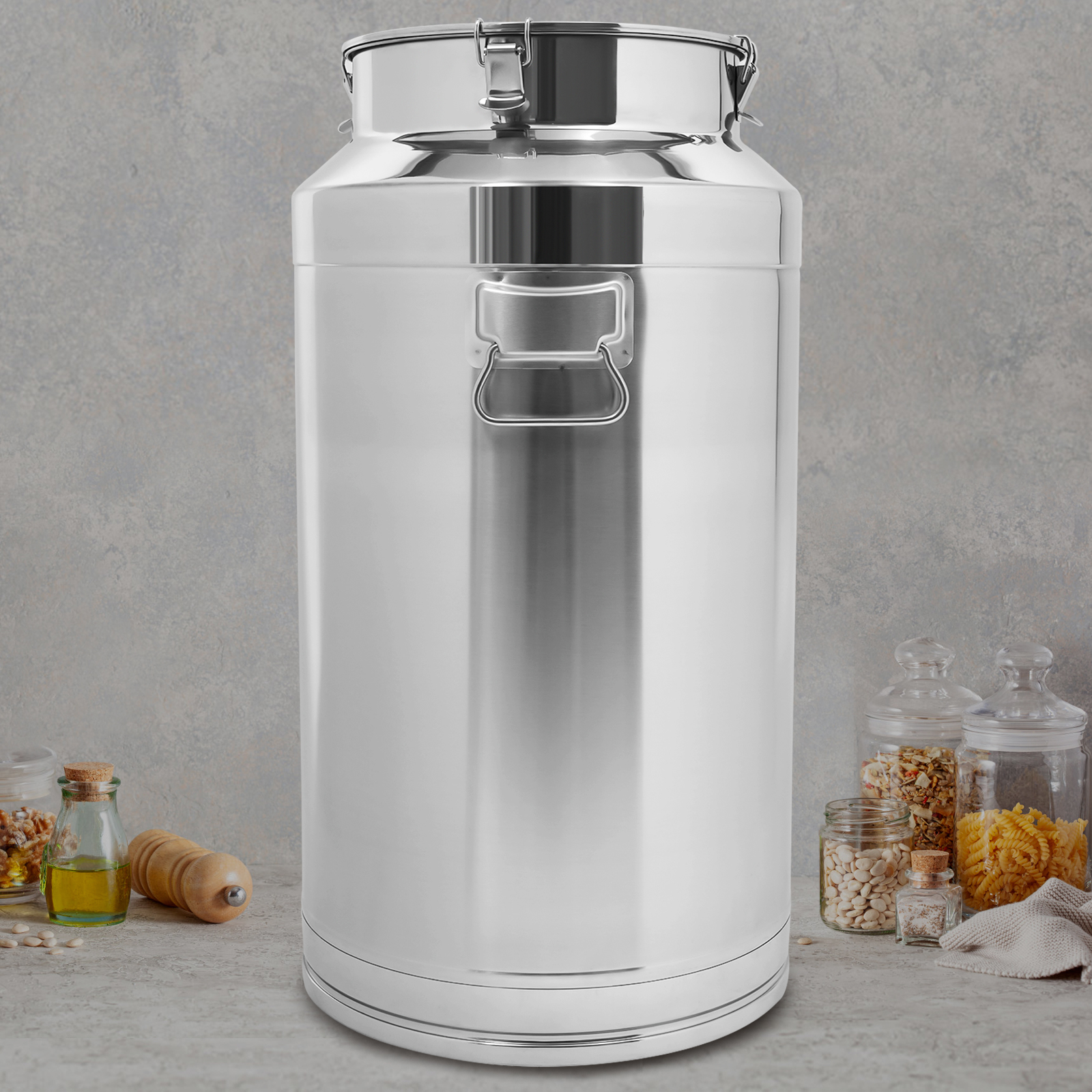 Multi-Purpose Silver Airtight  - Food Storage Drums のレビューと価格