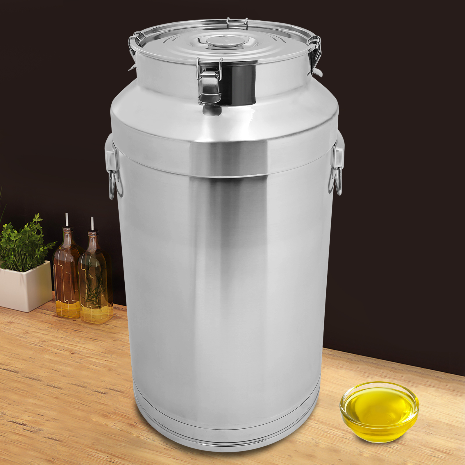 Multi-Purpose Silver Airtight  - Food Storage Drums のレビューと価格