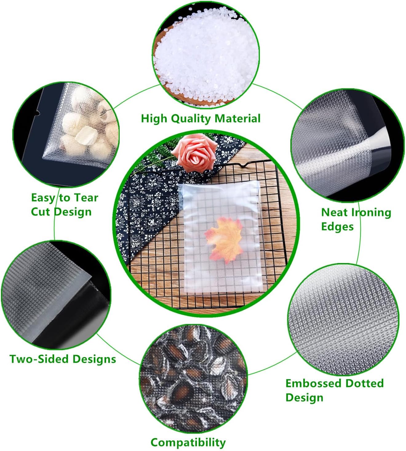 100 Quart Vacuum Sealer Bags,  - Food Storage 4 Quart のレビューと価格