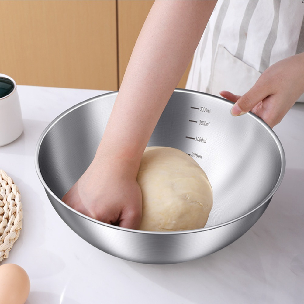 3pcs Stainless Steel Bowl Set  - Food Storage Home のレビューと価格