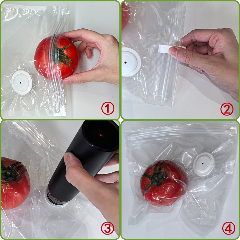 New Reusable Air Vacuum Storag - Food Storage Reusable Bags のレビューと価格