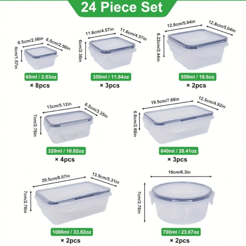 48PCS BPA-Free Food Storage Se - Food Storage For Pantry のレビューと価格