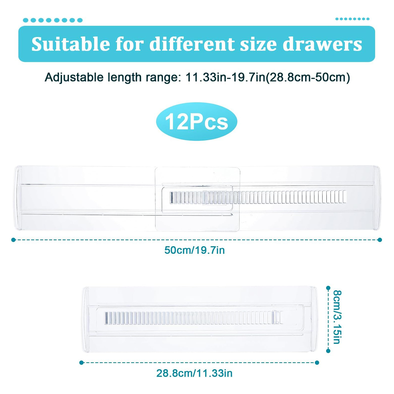 4/6/8/12 Pack Expandable Drawe - Food Storage For Room のレビューと価格