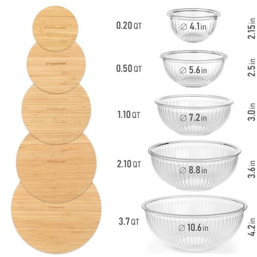 Stackable Space-Saving Set of  - Storage Food Prep のレビューと価格