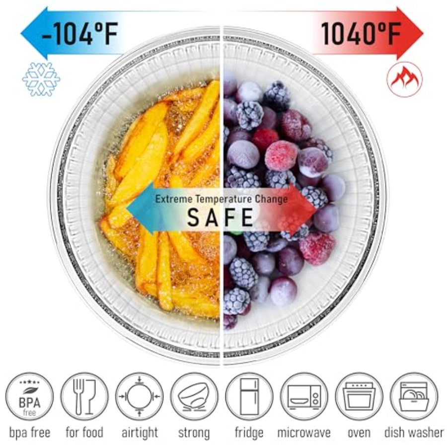 Stackable Space-Saving Set of  - Storage Food Prep のレビューと価格