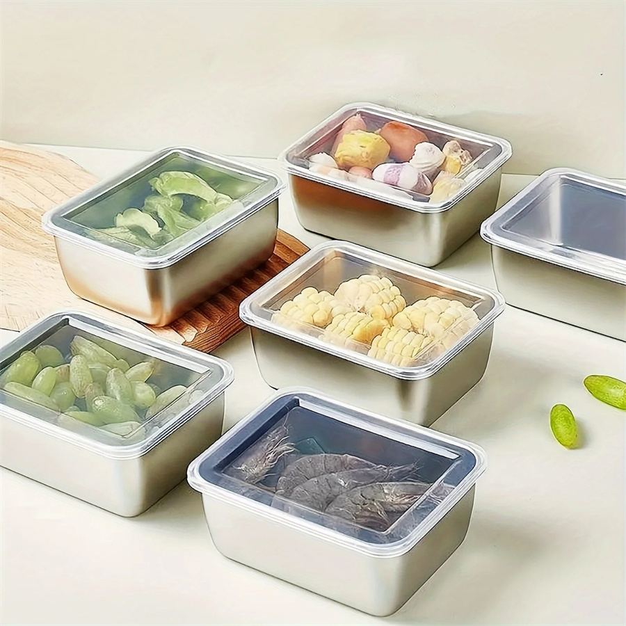 1/3/5pcs Stainless Steel Food  - Food Storage Cabinet のレビューと価格
