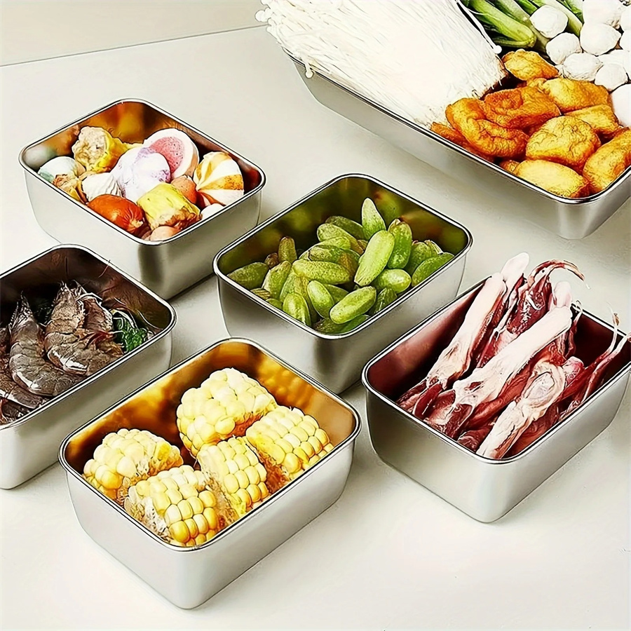 1/3/5pcs Stainless Steel Food  - Food Storage Cabinet のレビューと価格