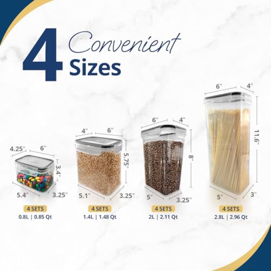 Airtight Food Storage Containe - Food Storage For Pantry のレビューと価格