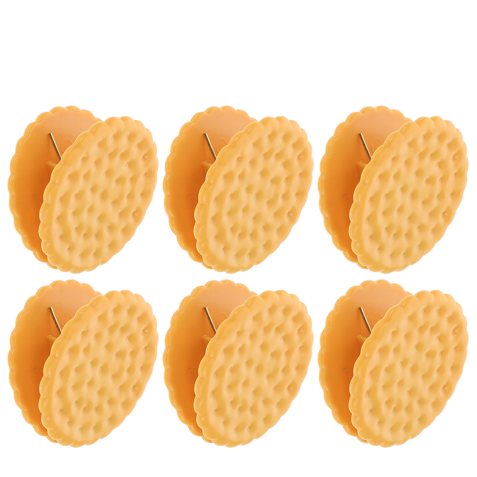 6Pcs Cookie Shaped Sealing Cli - Food Storage Reusable Bags のレビューと価格