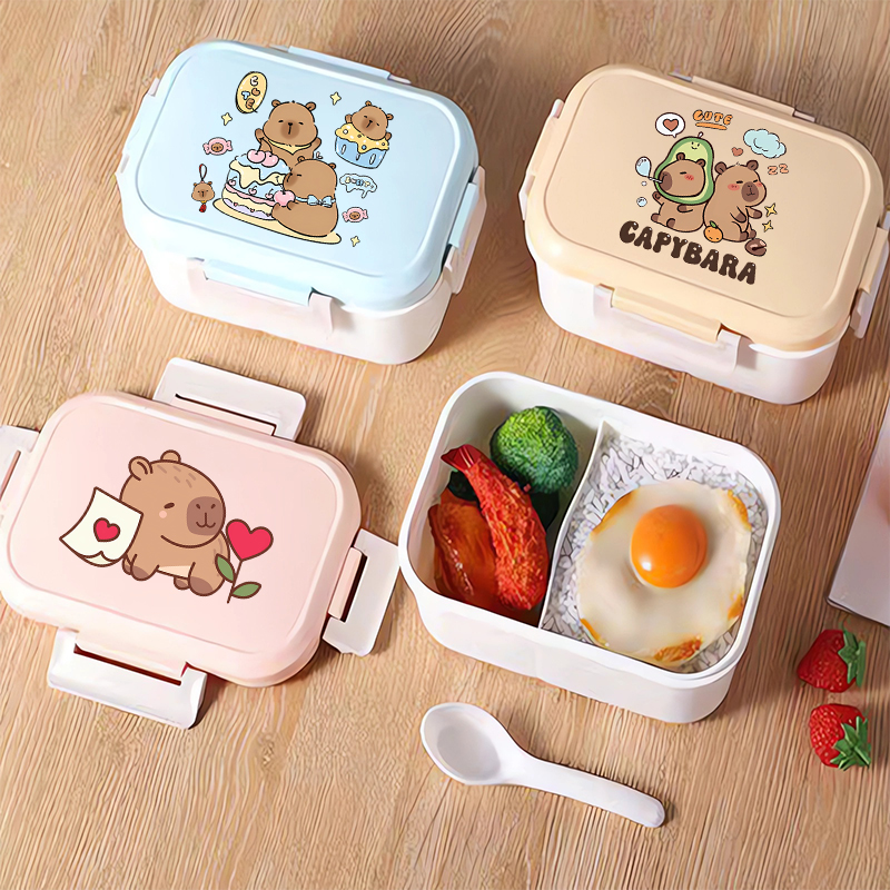 Capybara Bento Lunch Box Carto - Food Storage Lunch Box のレビューと価格