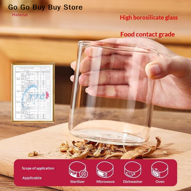 【ST】1Pc 240/400ML Glass Food S - Food Storage With Lids のレビューと価格