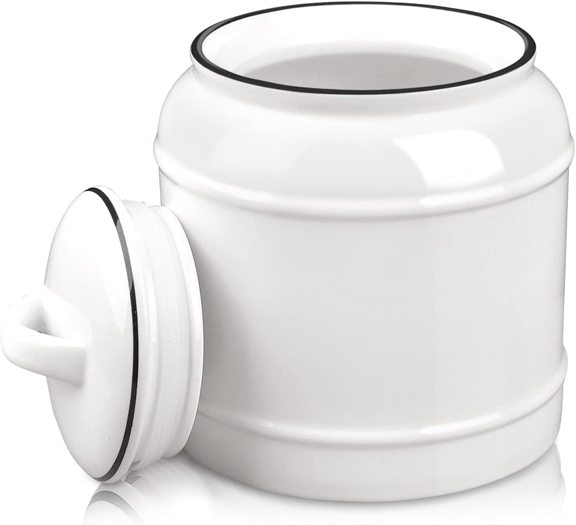 9cup/72oz Ceramic Jar for Dry  - Food Storage With Lids のレビューと価格