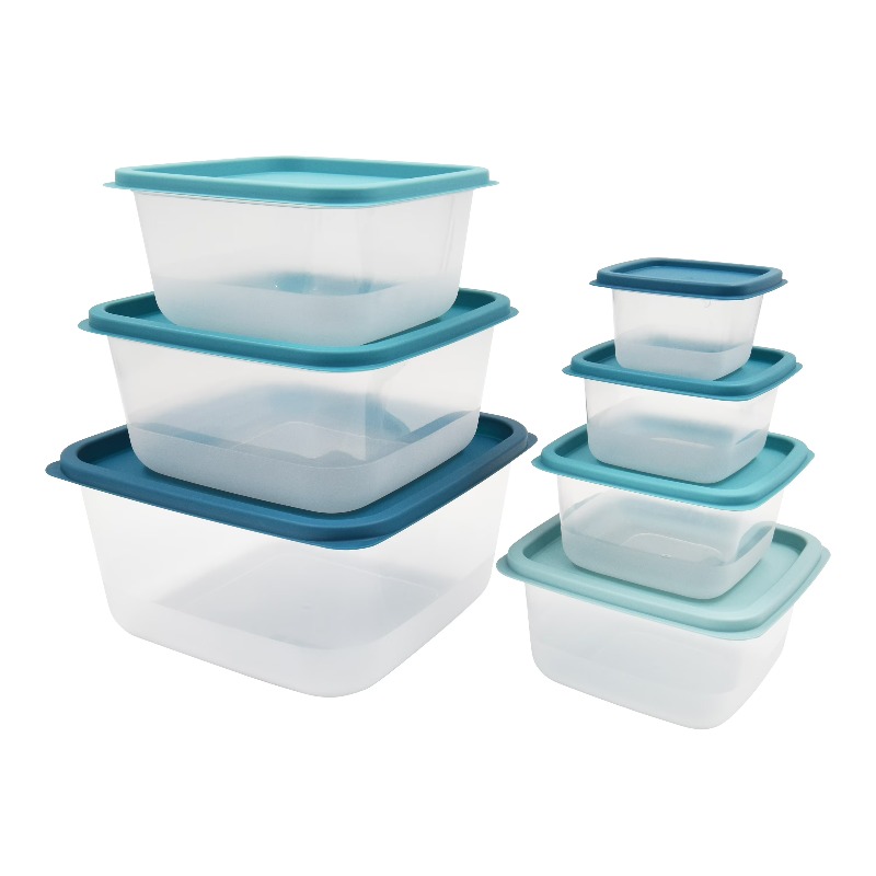 14 Piece Teal Plastic Food Sto - Storage Food Prep のレビューと価格