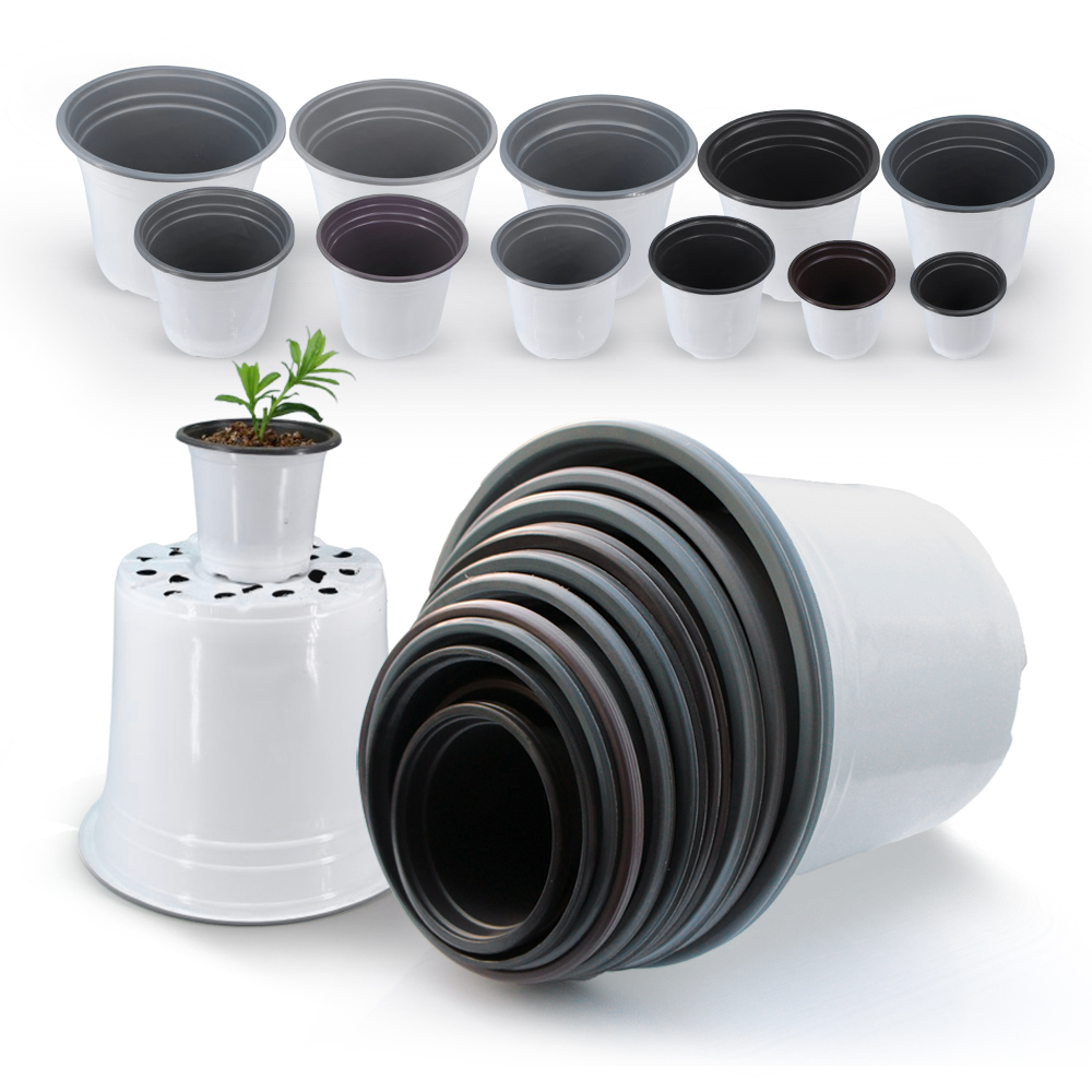 Garden White Plasticc Flowerpo - Food Storage Plants のレビューと価格