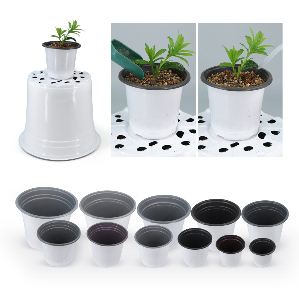 Garden White Plasticc Flowerpo - Food Storage Plants のレビューと価格