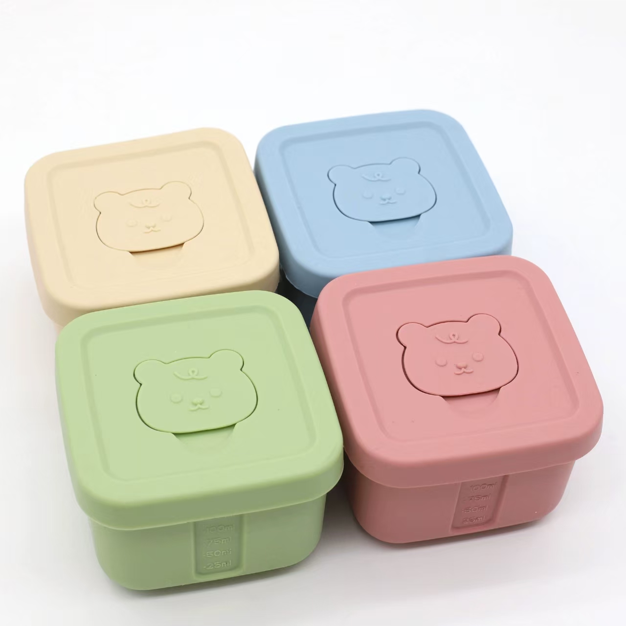 Silicone Food Supplement Box F - Food Storage Lunch Box のレビューと価格