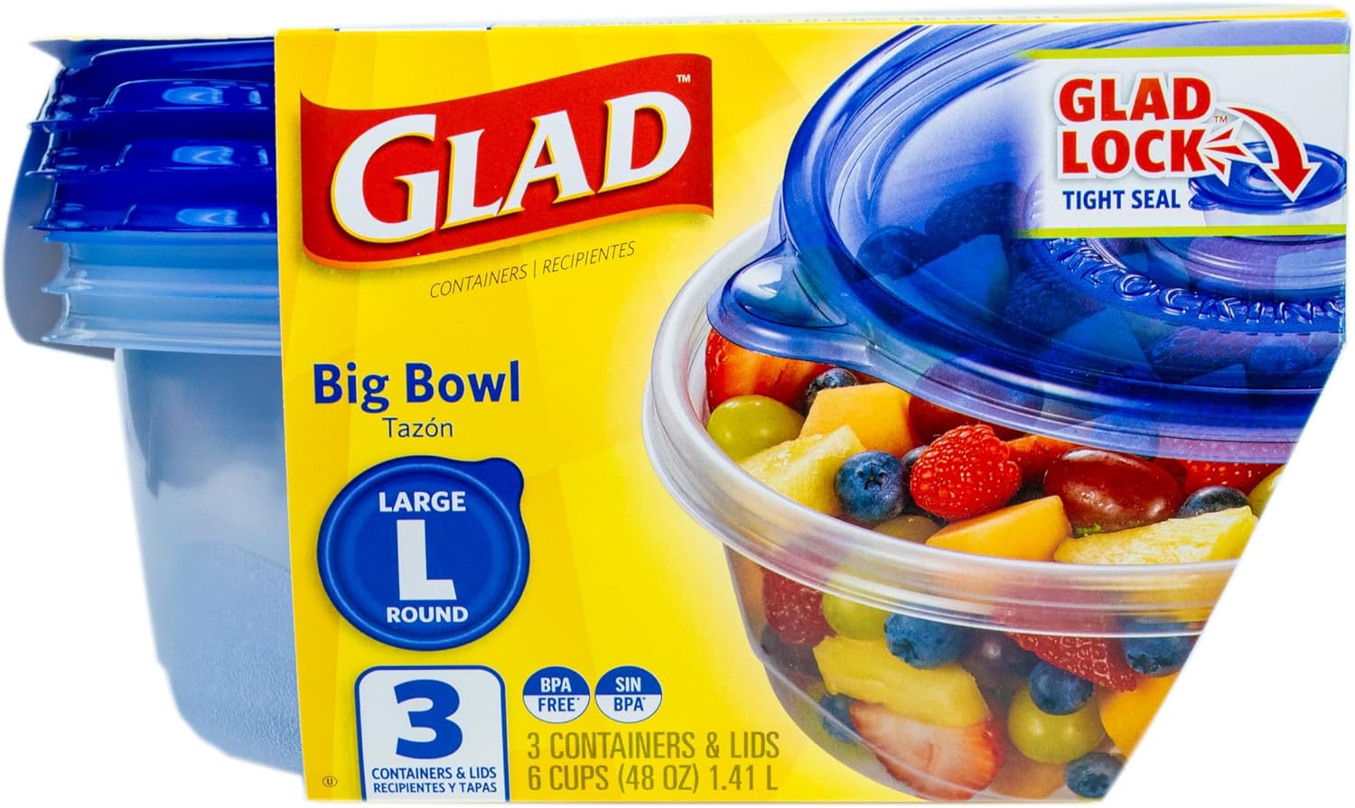 48 oz Round Food Storage Conta - Storage Food Prep のレビューと価格