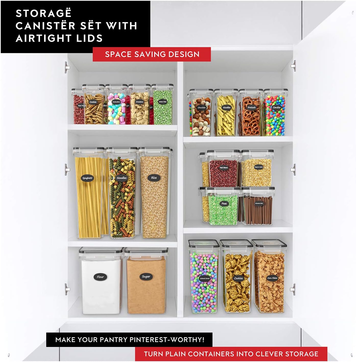 Flour Sugar Storage Containers - Food Storage For Pantry のレビューと価格