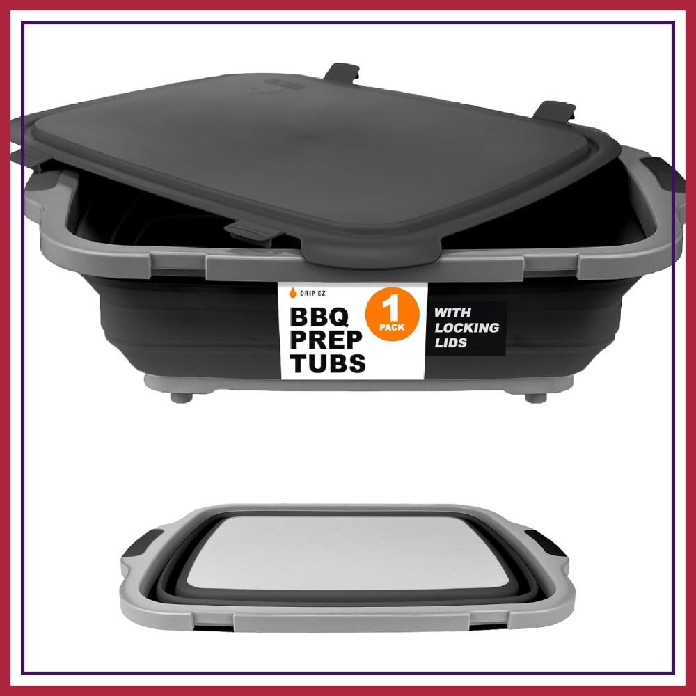 Collapsible BBQ Prep Tub XL -  - Food Storage With Lids のレビューと価格