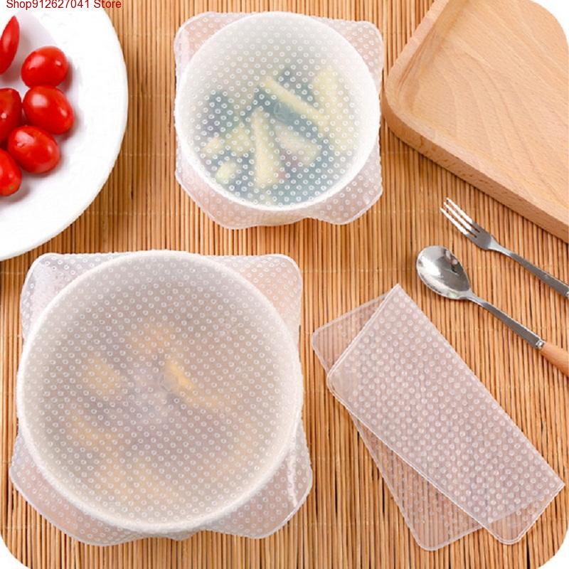 4PCS Silicone Reusable Bowl Co - Food Storage Variety Pack のレビューと価格